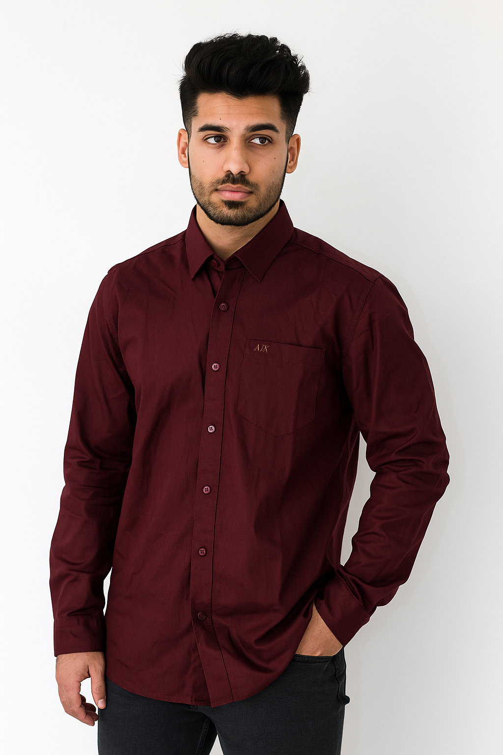 plain cotton shirt