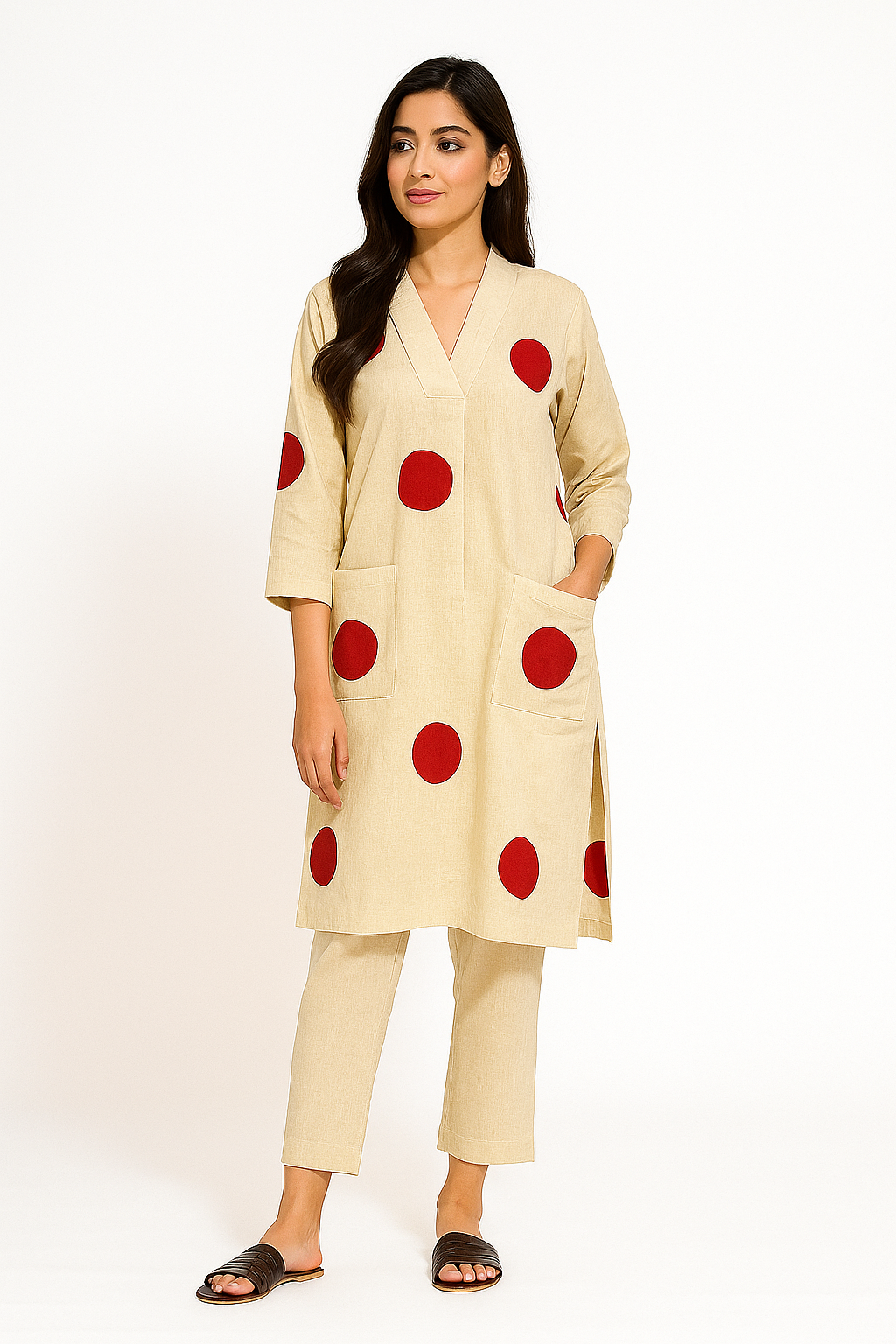 Polka Dot Kurti