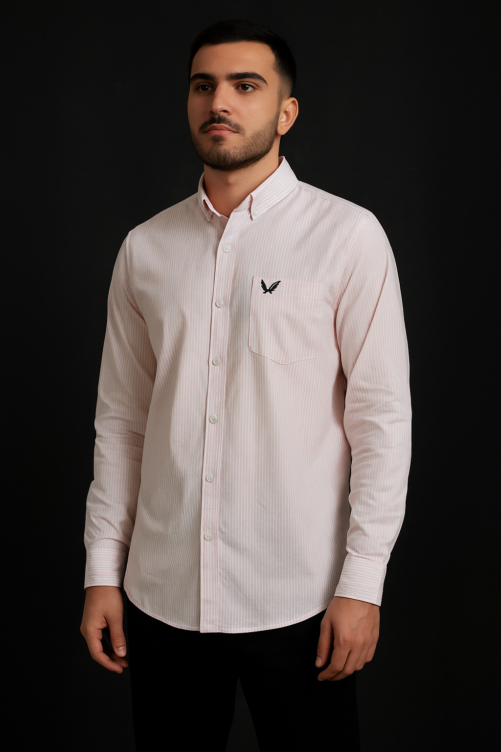 pink plain cotton shirt