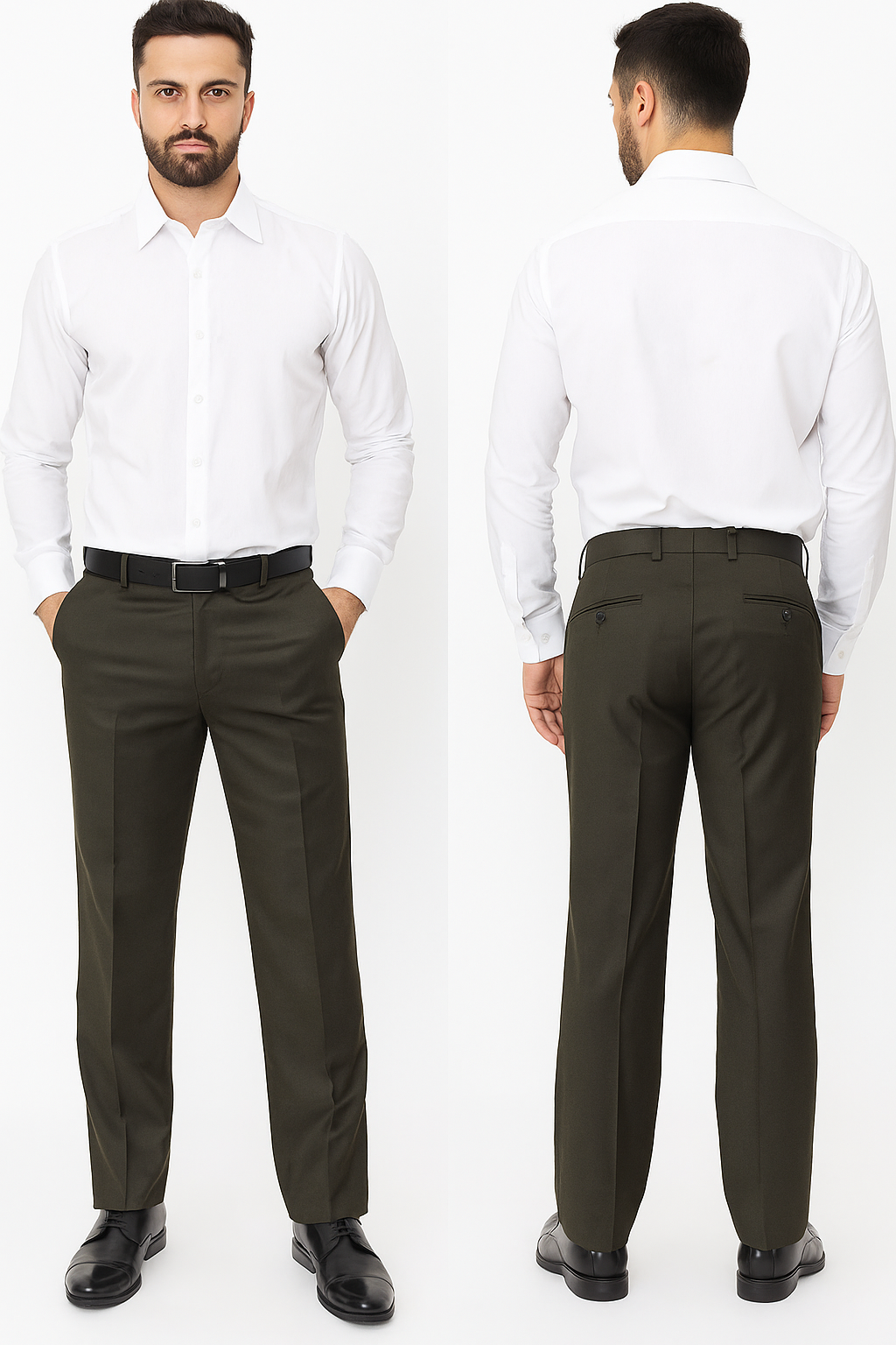 Men’s Olive Green Formal Pant