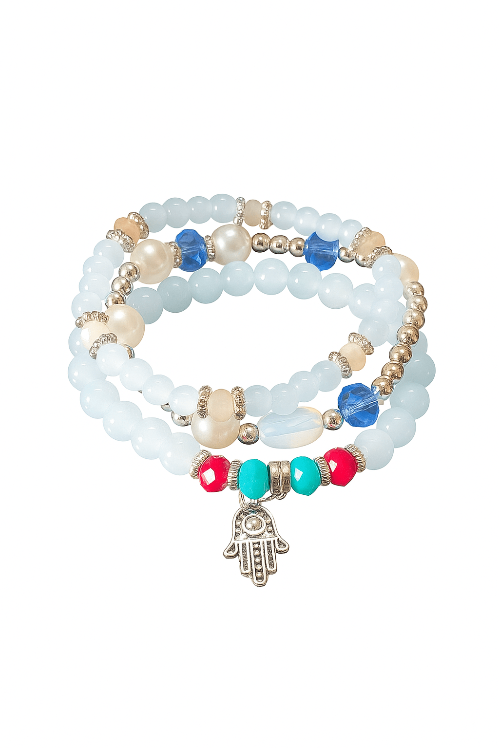 Hand of Hamsa beaded bracelet